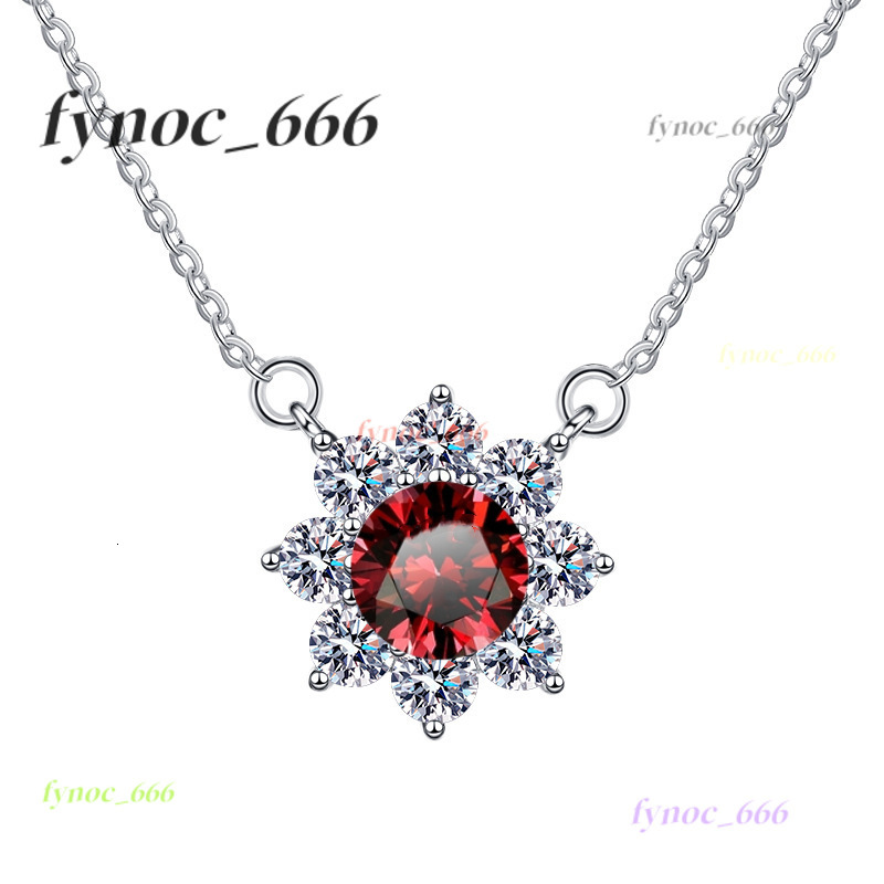 Moissanite Necklace Women D Color 1 Ct High Quality Octagonal Moissanite S925 Sterling Silver Collarbone Chain