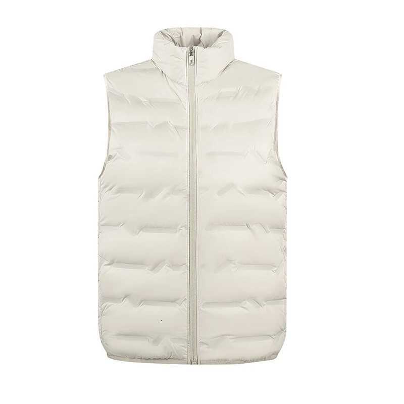 Warm Windproof Lightweight Duck Down Waistcoat Fall Waterproof Sleeveless Fashion Outerwear Zip Up Vest Jacket Coat Stand Collar W250722