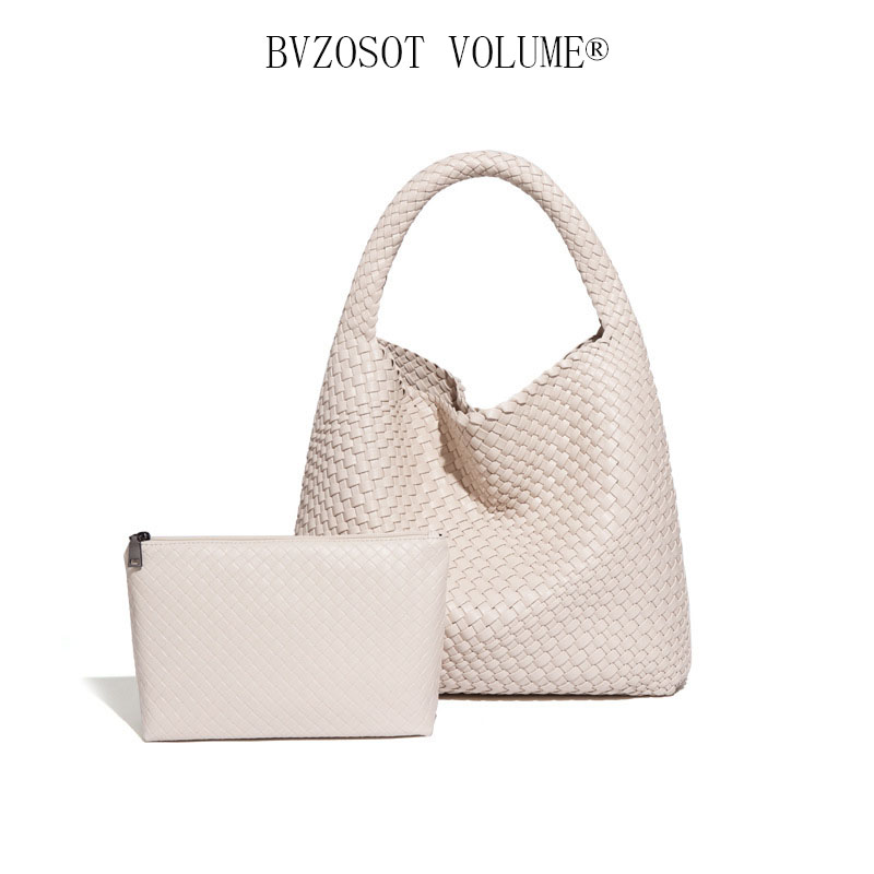 BVZOSOT VOLUME BVZOSOT VOLUME Hand - woven bags, hand - carried tote bags trendy women's bags large - capacity under - arm single - shoulder bags