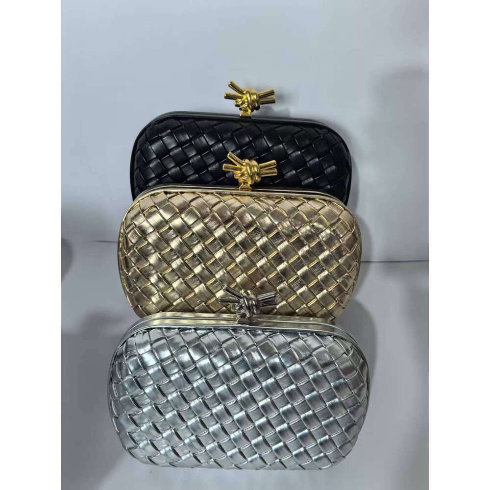 Women's Handbag Handwoven Ladies Clutch Crossbody Simple Evening Bag Small Fashion Versatile Weave Designer Luxury handbag