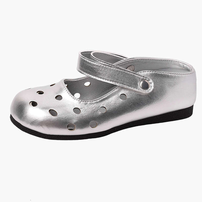 Fashion Versatile Casual Mary Jane Clogs for Women 2025 Summer New Two-Way Breathable Closed-Toe Sandals
