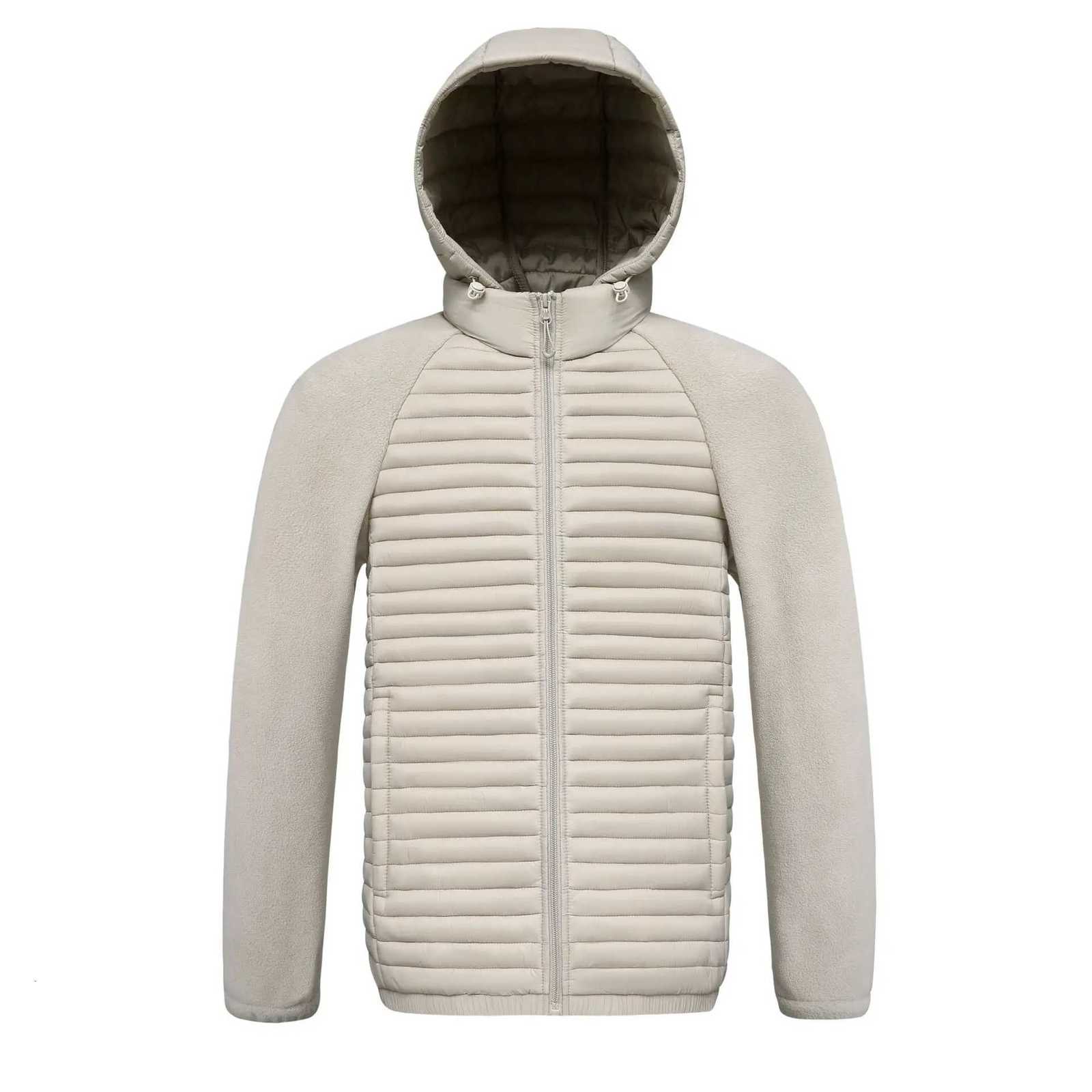8XL size 2025 new solid color coat with detachable hooded cotton-padded jacket winter cotton-padded jacket for men W250722