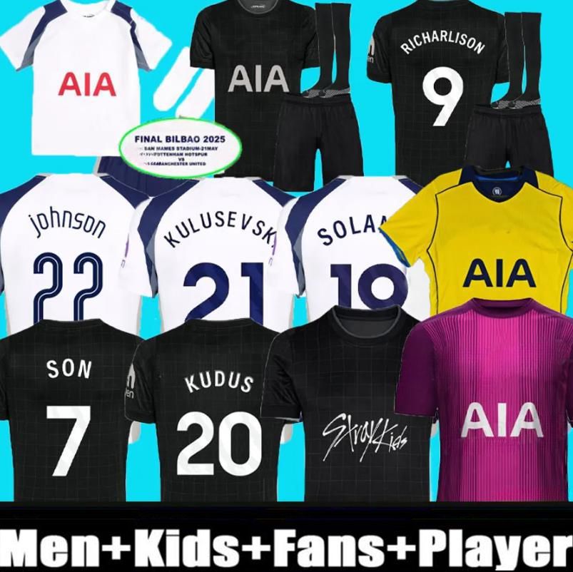 TottenhamES SON fans player version Soccer Jerseys tottenhamjersey Football shirt ROMERO VAN DE VEN KULUSEVSKI PEDRO MADDISON VICARIO Stray Kids Free shipping