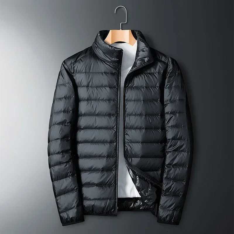 Autumn Winter New Ultra Light White Duck Down Jacket Men Waterproof Casual Outdoor Portable Lightweight Male Padded Coats W250722