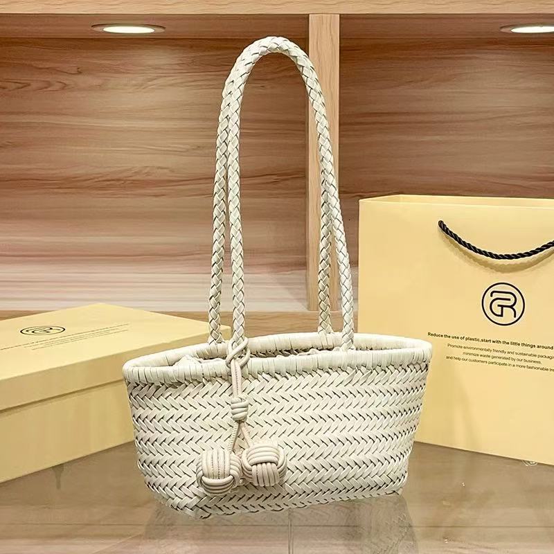 Free shipping designer bag 2025 High End Hand Woven Underarm Basket Bag For Women New Fashion Single Shoulder Bag
