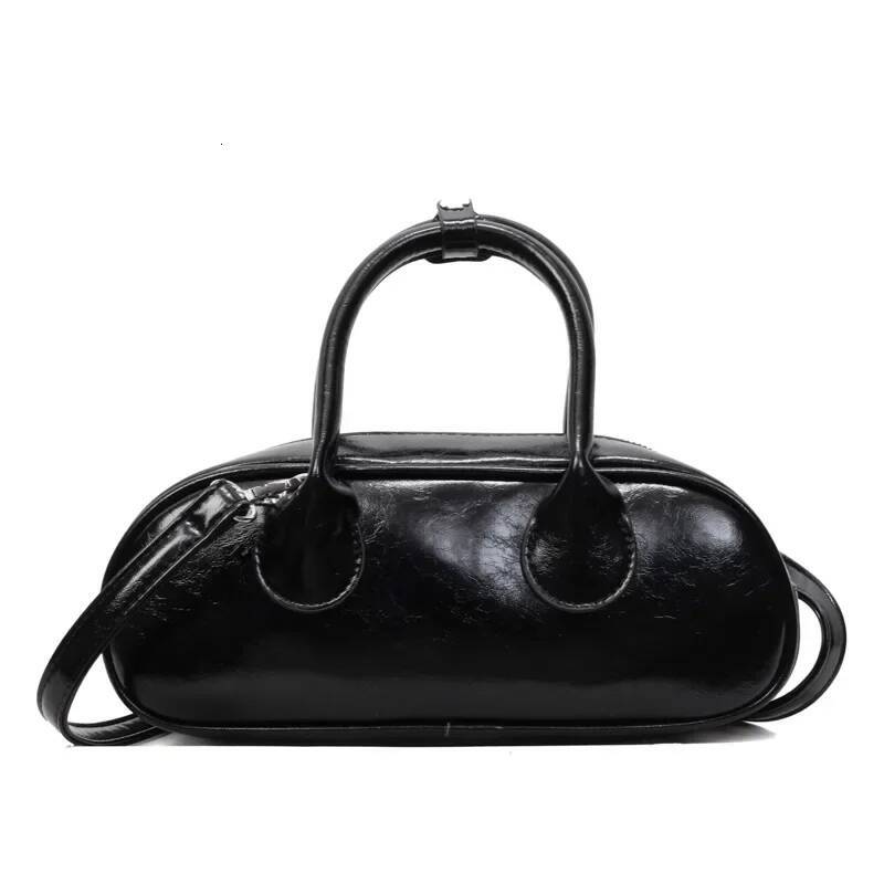2025 Summer Women's Minimalist Solid Color Stylish Handheld Boston Bag - Elegant Versatile Shoulder/Crossbody Tote high-quality