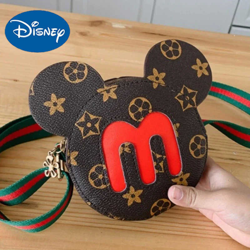 Disney Famous Disney Crossbody Bag Printed Model Coin Bag Fashion Princess Wide Shoulder Strap Small Round Bag Shoulder Bag W250722