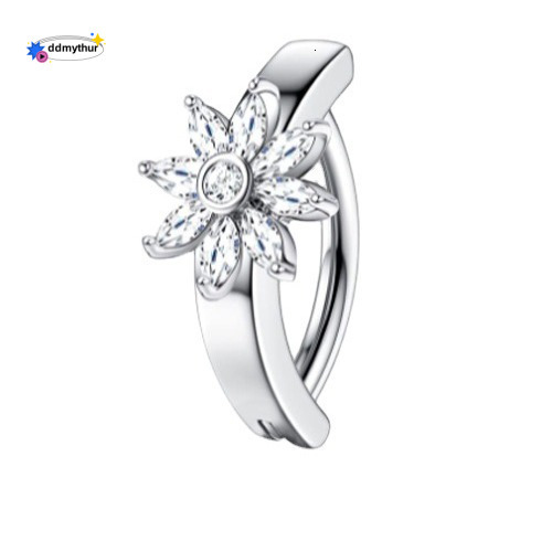 Minimalist Stainless Steel Dia-Studded Unisex Body Piercing Jewelry Belly Button Ring ddmythur