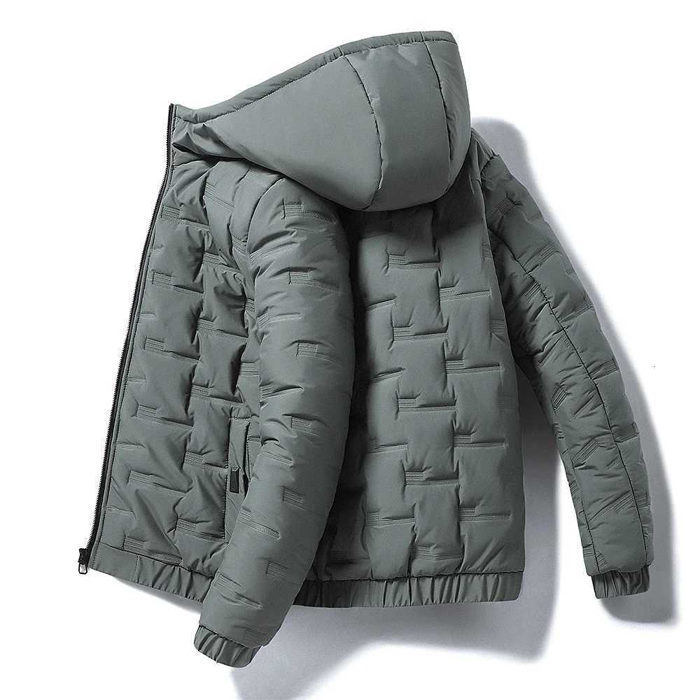New Casual Autumn Winter Jacket Men Bomber Jacket Thickened Men Fashion Clothing Streetwear Cotton Padded Jacket Slim Fit Coat W250722