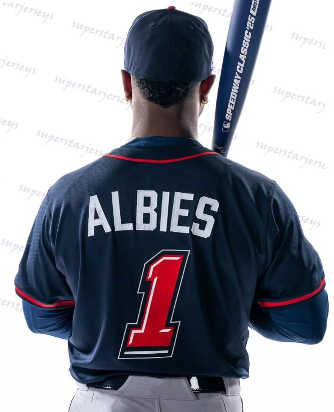 Personalize Custom Jersey Michael Harris II 2025 Speedway Classic Ronald Acuna Jr. Spencer Strider Austin Riley Sale Ozzie Albies Matt Olson Murphy Marcell Ozuna 000