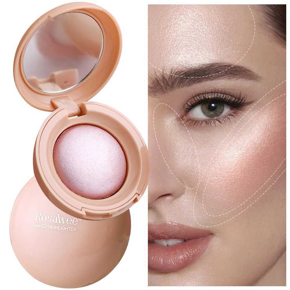 Long-lasting waterproof fine shimmer highlighter natural glossy effect brightens the contour and modifies the face. W250722