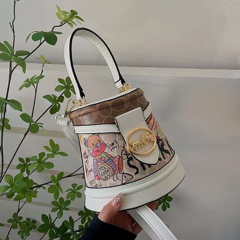 Cone bag Designer Bag Shoulder Bag Luxury Bag Crossbody Purse Designer temperament graffiti cylindrical everything stylish single shoulder crossbody b