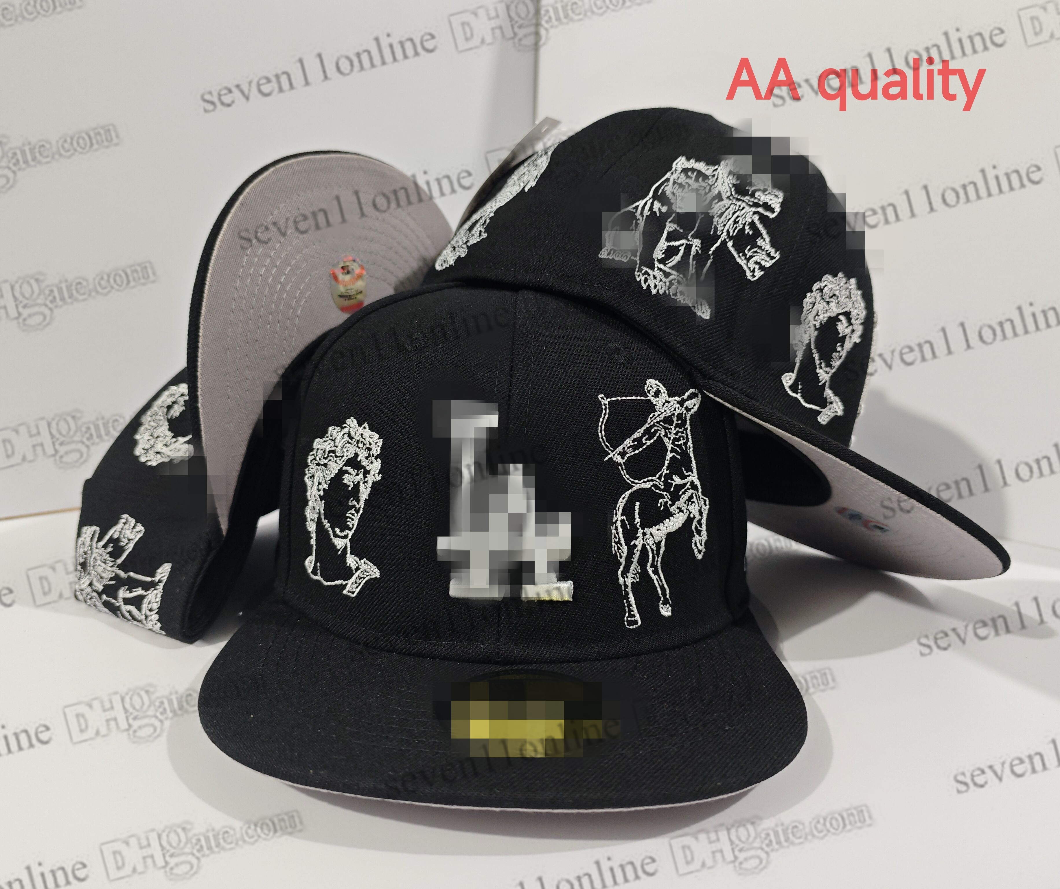 2025 Mens Baseball Fitted Hats Los AngelesA214