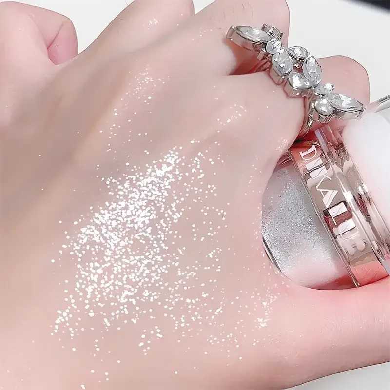 Sparkling Fairy Powder Highlighter - Shimmering Contour B for Brightening and Defining Your Features Creating a Sparkling Look W250722