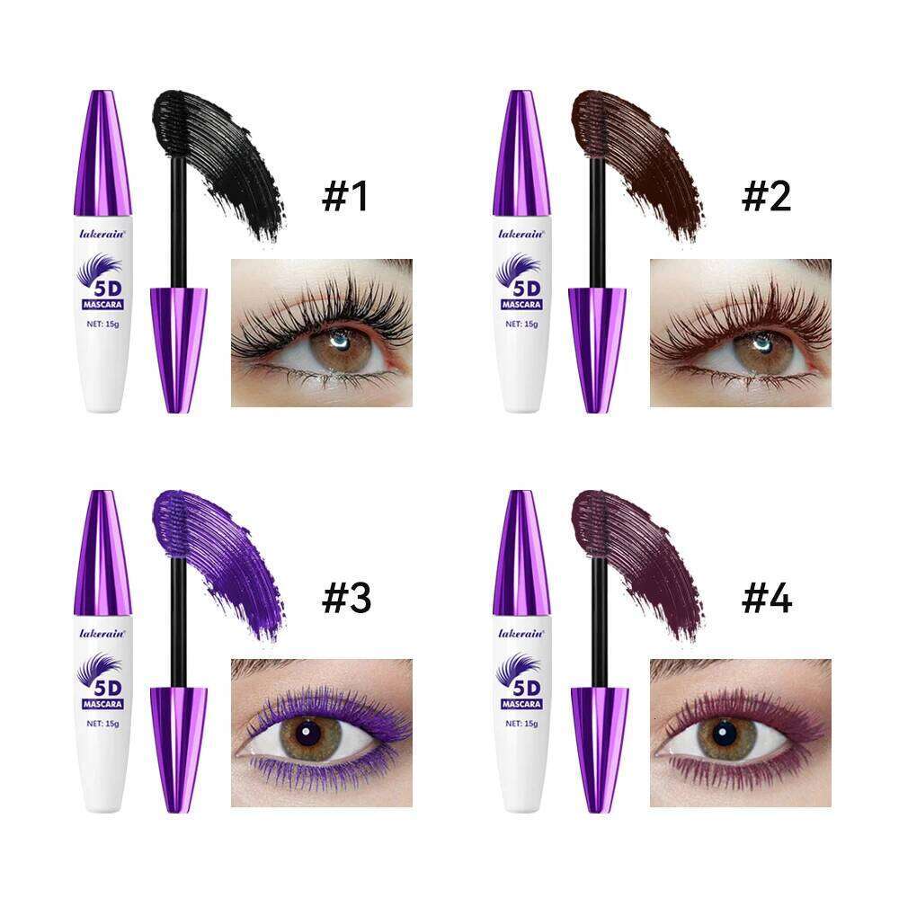 Colorful Thickens and Lengthens Mascara for Eyelashes Cosmetics Makeup Woman Waterproof Eyelash Black Brown Volume 5d X250722