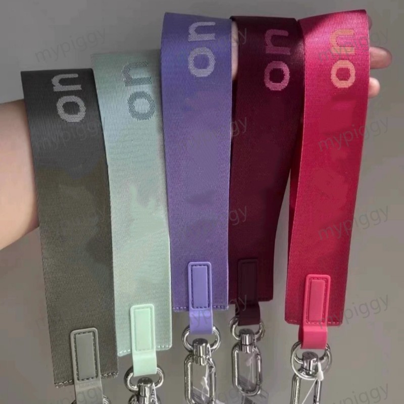 never lost keychain yoga keychain fashion yoga women fitness running elastic womans lemond keychains high quality lululys coin pocket bag