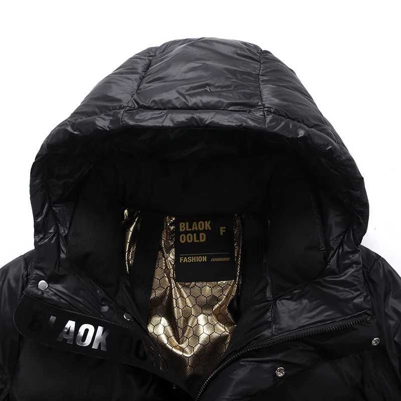 Long Waterproof Warm Jacket For Men White Goose Down Puffer Coats Winter Warm Heated Parka Luxury Puffer Windbreaker W250722