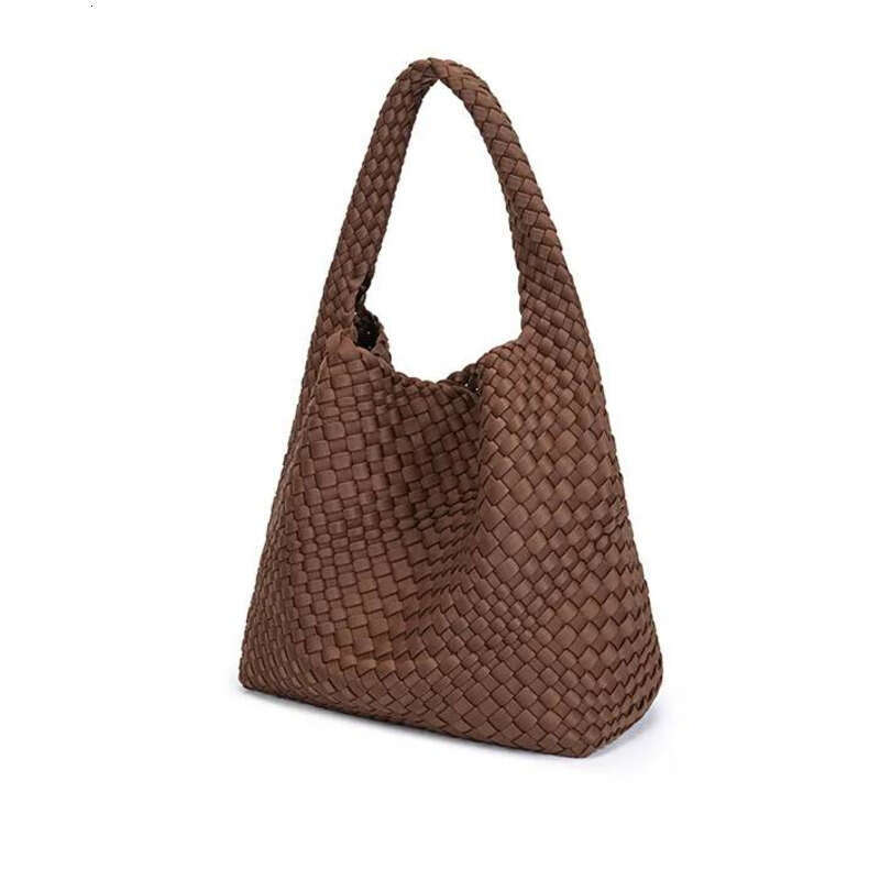 Neoprene Weave Fashion Hobo Handmade Woven Casual Female Handbag Large Capacity Tote Women Shoulder Bag