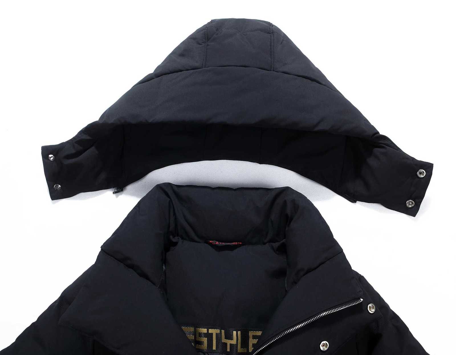 Men Women Brand Red X-Long Down Coats 2023 New Winter Over The Knee Thick Warm Detachable Hat Mens Jackets Canada Coat 5XL W250722