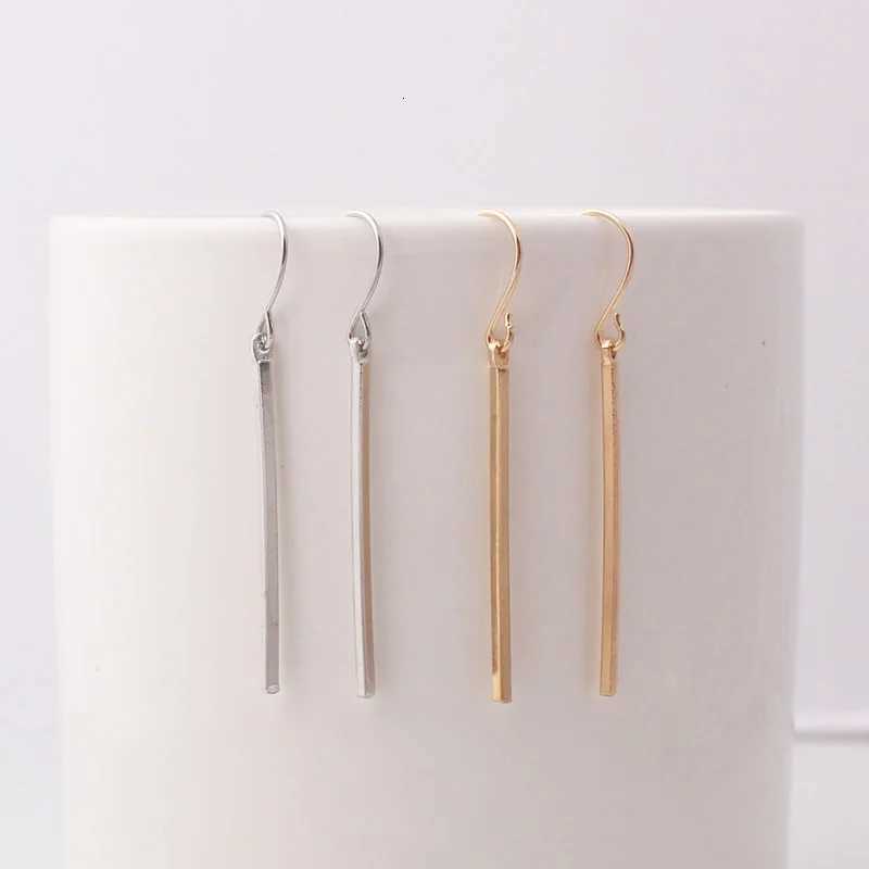 Gold Color Metal Women Hook Earrings Silver Color Dangle Earrings Female Small Earrings Simple Ear Jewelry XJ250722