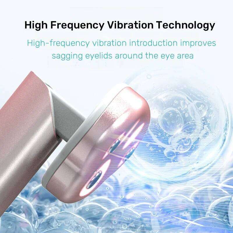 New Model 7 Color LED Massager with Heating Vibration Anti-Aging Eye Care Device for Dark Circle Removal & Eyelid lifting