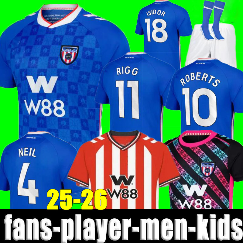 SUNDERLAND 25 26 Away Soccer Jerseys BELLINGHAM STEWART SIMMS ROBERTS CLARKE DAKU EMBLETON SEELT E O'NIEN PATTERSON Football Shirt 2025 PRITCHARD Kids Men Kits 4XL