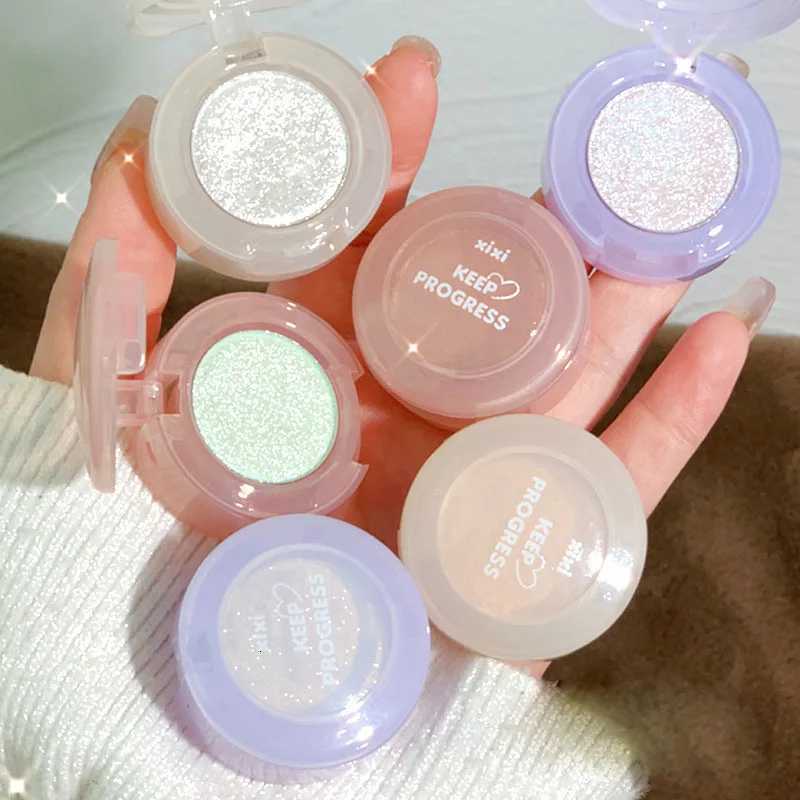 Monochromatic eyeshadow liquid highlighter stereo brightening high gloss sleeping silkworm W250722
