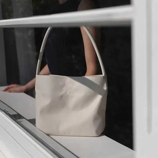 Mucu and Eby Embroidery Handbag Korean Niche Mucu and Eby Tote Bag for Women Y250722