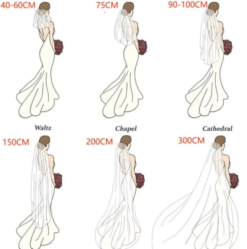 Romantic Bride Veils 2 Tier Short Appliques Lace Edge Wedding Veils With Comb Wedding Accessories Customized