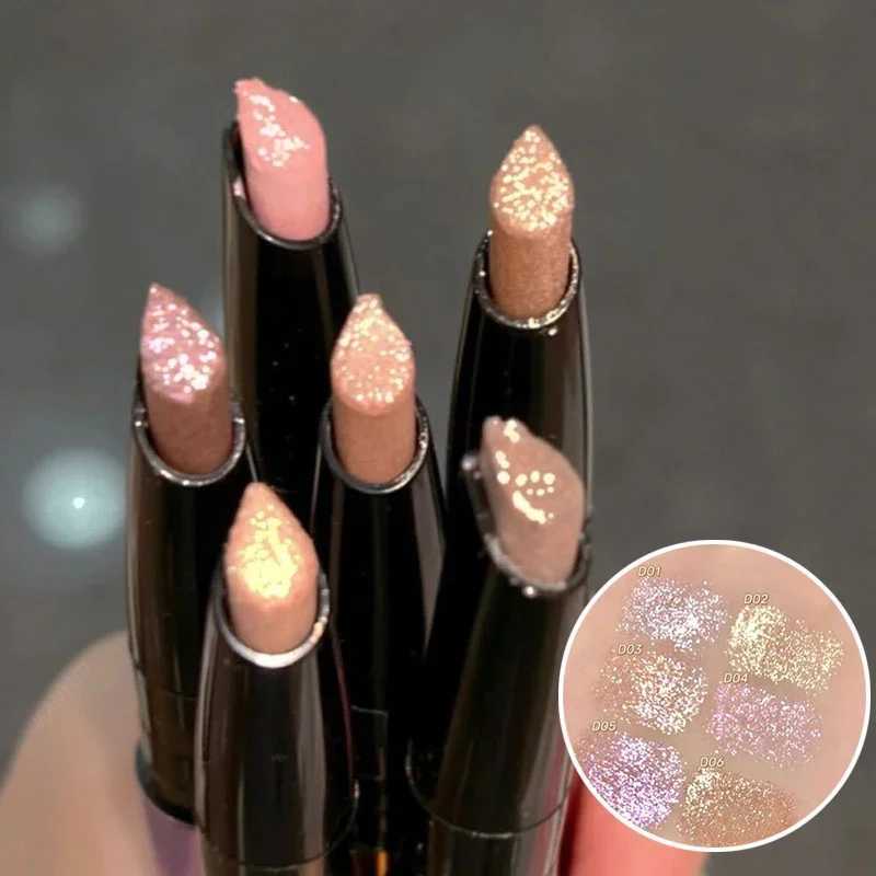 Lescent Eyeshadow Stick Shimmering Clear Sparkle Diamond Lying Silkworm Pencil Long Lasting Glitter for Eyes Korean Makeup W250722
