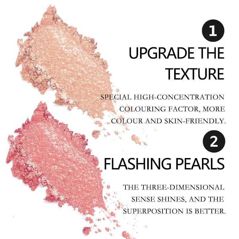 6 Colors to Brighten Highlight Contour Three-Dimensional Shadow Fine Powder Natural and Waterproof W250722
