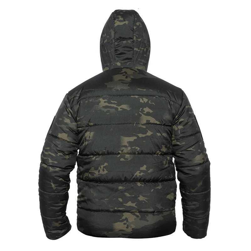 Mens Winter Down Jacket Cotton Parka Camouflage Spring Warm Thermal Hooded Male Winter Lightweight Jacket and Outerwear Coats W250722