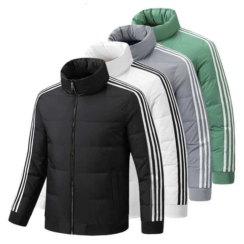 2023 High-End Three-Piece Fashionable Stand Collar Slims Smooths Your Silhouette Down Jacket For Men Warm Duck Feather Warm Jacket W250722