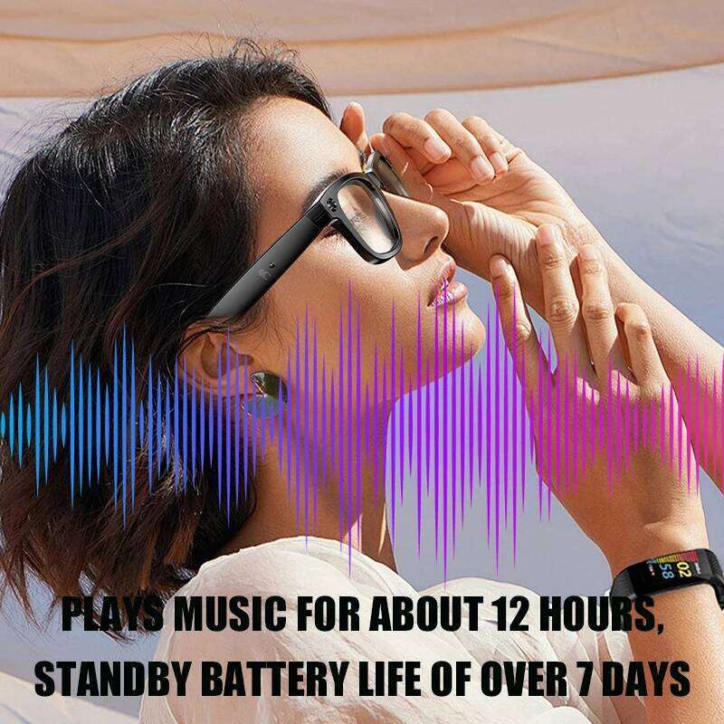 AI Translation Smart Sunglasses Men Women 2025 Video Recording Touch Glasses Sport Bluetooth Call Headphones Anti-Blue Eyewear