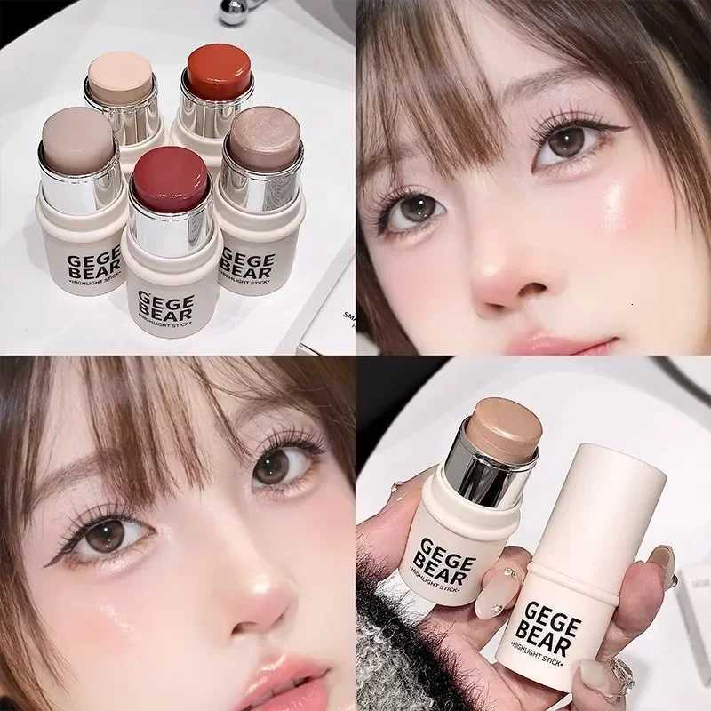 Cheek Highlighter Stick Wet and Bright High Light with Pen Hydrating Gloss Natural Water Light Facial Outlines Korean Makeup W250722