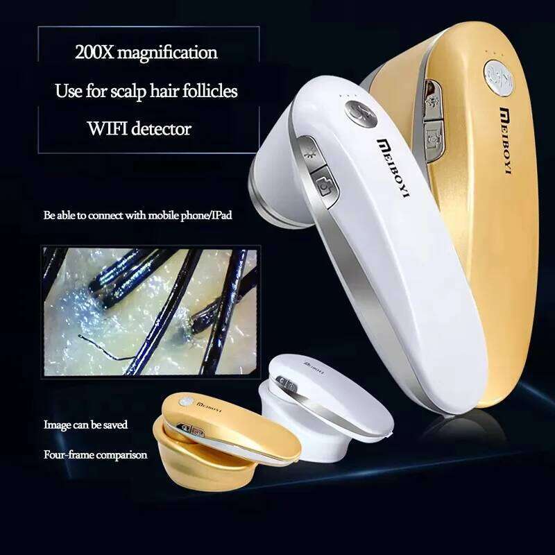 2025 New 200X Hair Follicles Scalp Detector Wireless APP WIFI Digital Analyzer Microscope Tool High Definition Skin Tester