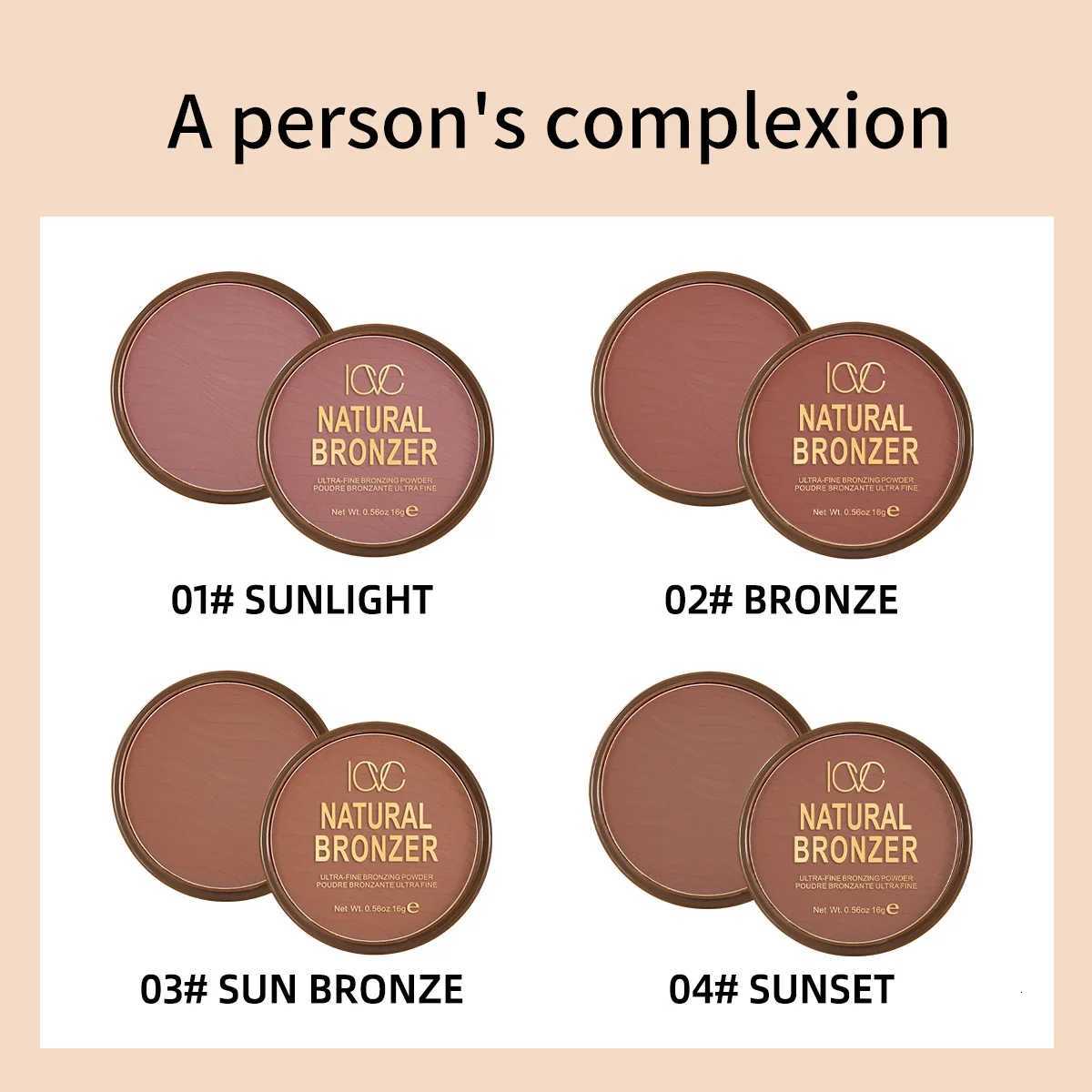 Dark Skin Bronzer Contour Palette Matte Brown Nose Shadow Cheek Profile Powder Natural Face Modify Concealer Nude Makeup Setting W250722