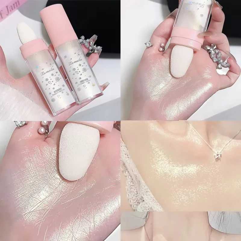 3Colors Glitter Powder Highlighter Makeup Body Brighten Natural Face With Fairy Highlight Shimmer Shading Contour CosmeticW250722
