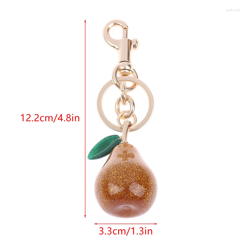 Keychains Cute Bag Charms - Pear & Apple Pendant for Handbags, Purses, Accessories, Decorative Gifts Z260130