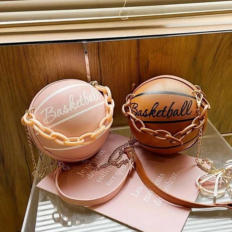 2023 INS Super Hot Persali Basketball Bag New Versatile Shoulder Crossbody Bag Korean Edition Round Bag Y250722