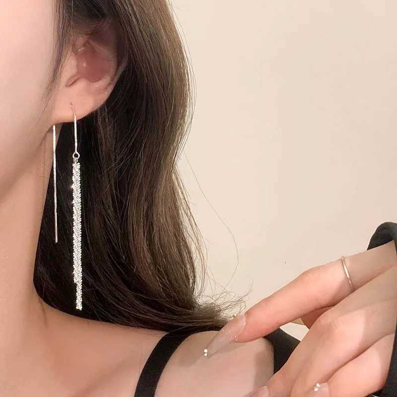 New Long Tassel Chain Dangle Earrings for Women Girl Trend Korean Fashion Fine Earrings Wedding Luxury Y2K Jewelry Wholesale XJ250722