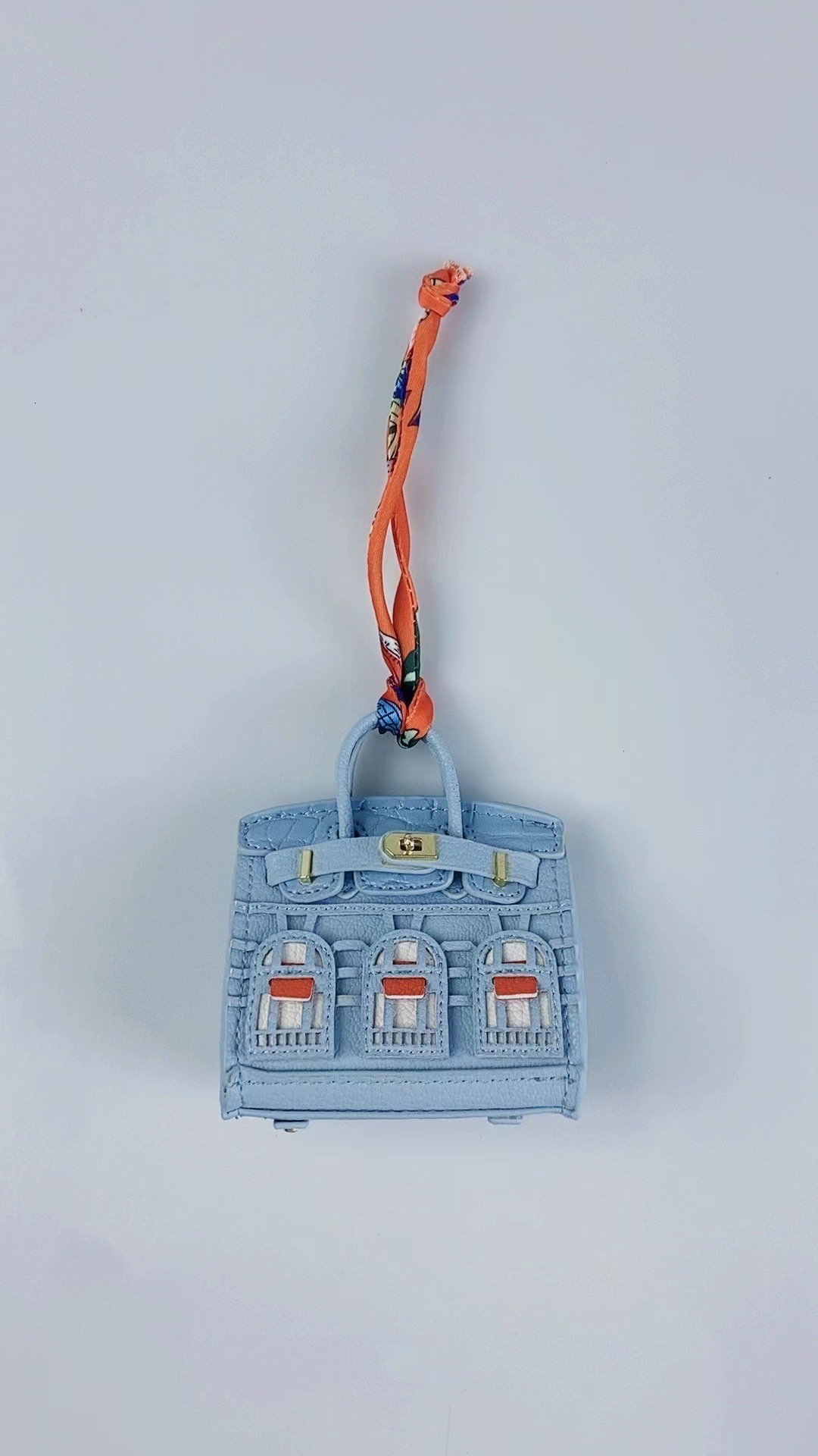 Mini bag small house decoration cute and creative small window car key keychain decoration headphone bag red envelope 250722