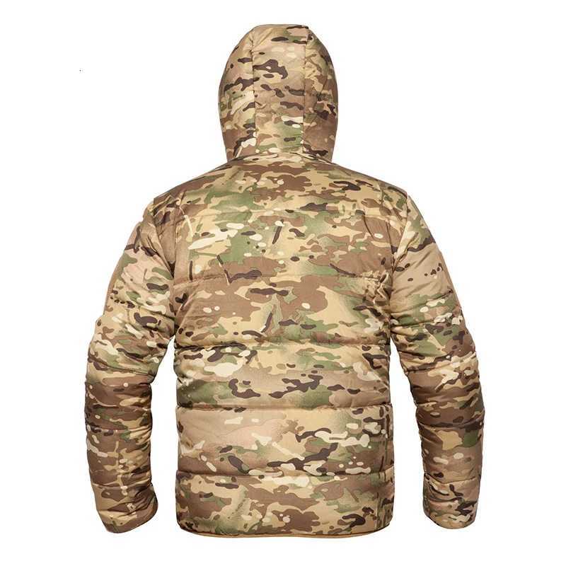 Mens Winter Down Jacket Cotton Parka Camouflage Spring Warm Thermal Hooded Male Winter Lightweight Jacket and Outerwear Coats W250722