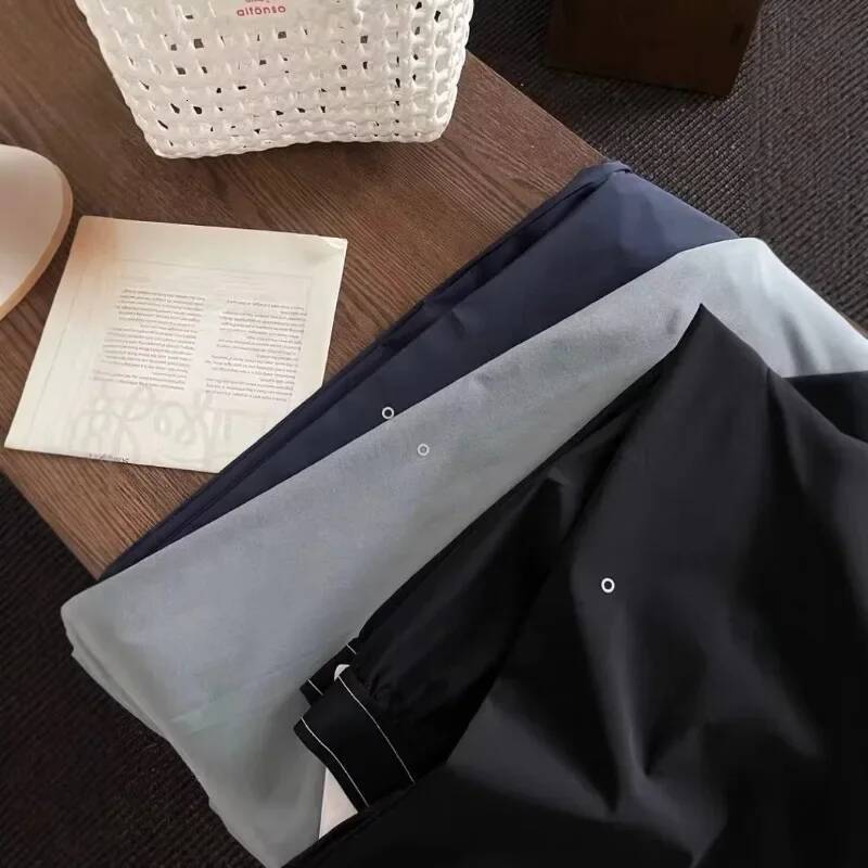 Waist Elastic American Style Casual Sports Pants 2025 New Solid Color Fashion High Street Summer Straight Trousers