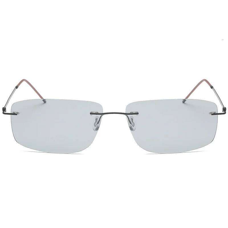 Newest Ultra-light Titanium Photochromic Sunglasses Polarized Men's Sun glasses Spring Anklet Brand Anti-glare Goggles With Box