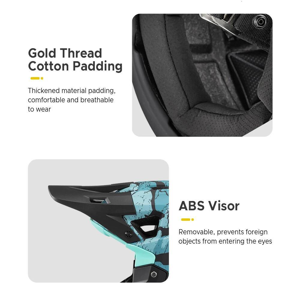 Full Face Adult Racing Downhill MTB Helmet For Mountain Bike