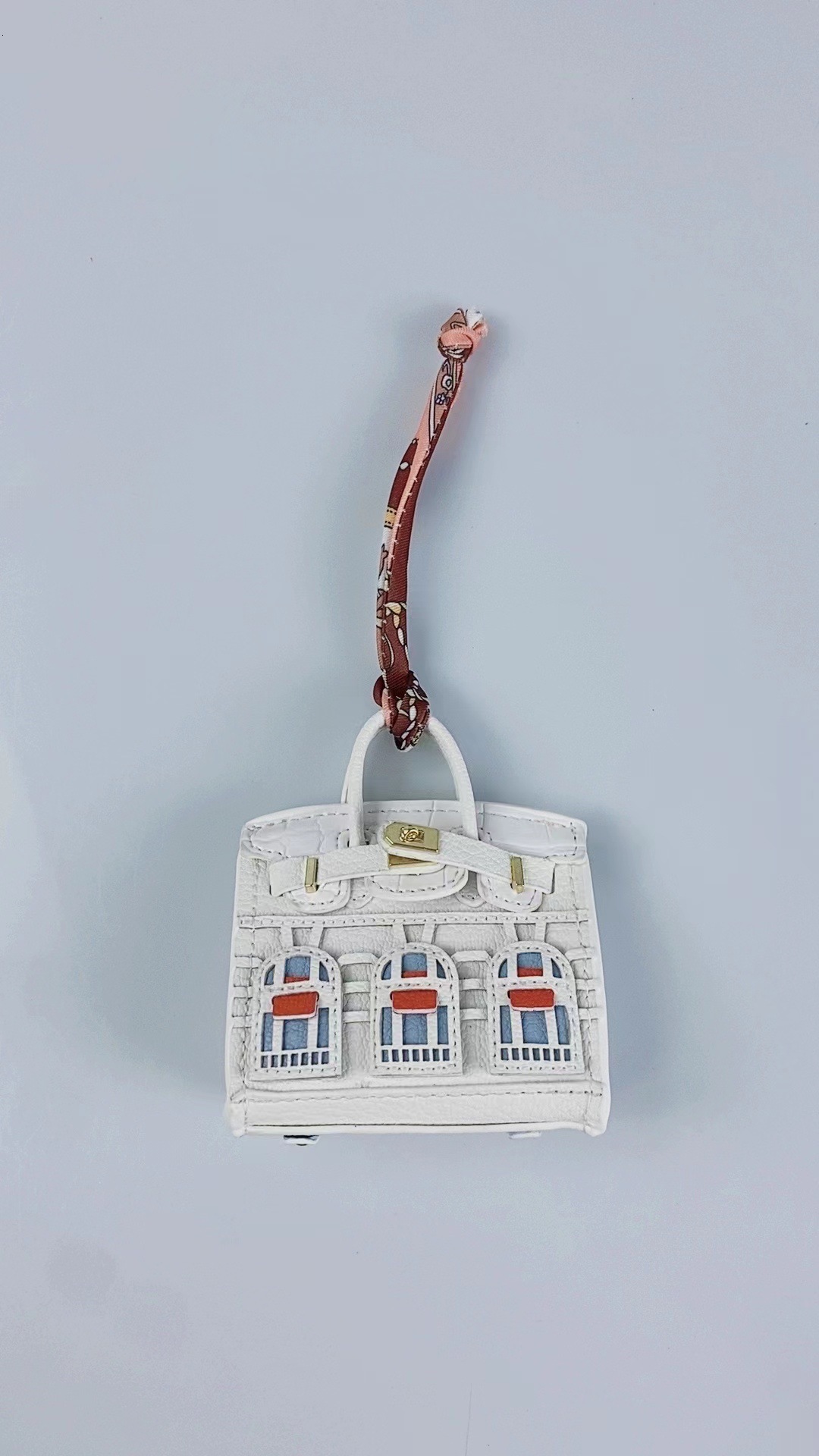 Mini bag small house decoration cute and creative small window car key keychain decoration headphone bag red envelope 250722