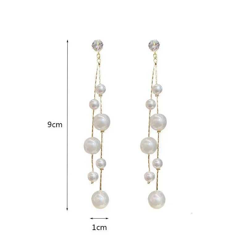 Large and Small Imitation Pearl Dangle Earrings for Women Beads Tassel Long Drop Earring Wedding Earrings Jewelry Earrings 2023 XJ250722