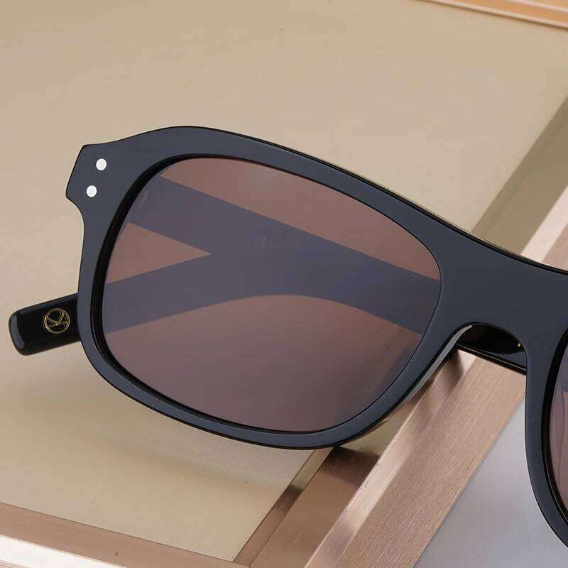 High Quality Sunglasses Frames with Case Retro Handmade Acetate Retangle Eyewear For Men Kingsman Tortoise Glasses