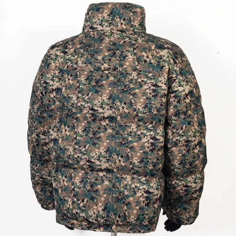 2025 New Men THUG CLUB Digital Camouflage Puffers Coats Jackets / Down Coats Vest Cotton Thick Warm Winter #C33 W250722